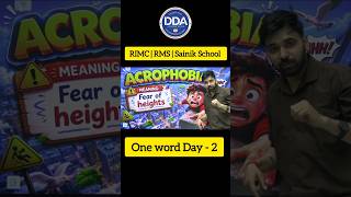 RIMC 2026 | RMS | Sainik School | Day 2 | One Word Substitution #oneword #english #sainikschool #rms