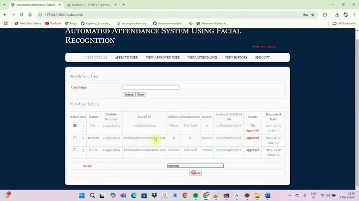 Automated Attendance System Using Facial Recognition