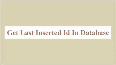 how to get last inserted record in mysql using php