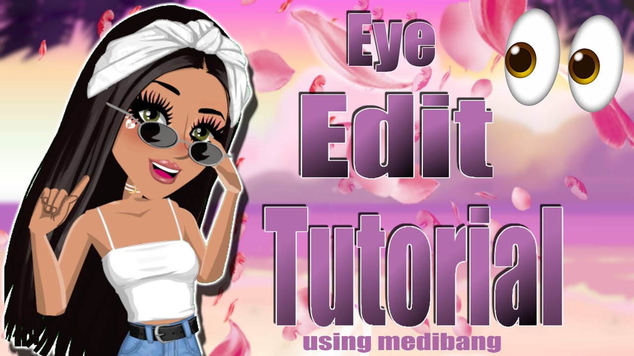   MSP  eye  edit tutorial using Medibang   YouTube