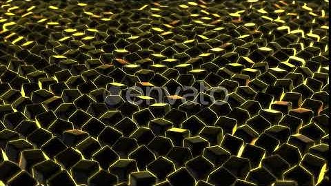 Neon Cubic Background Transfom | Royalty Free Motion Graphics | Stock Footage