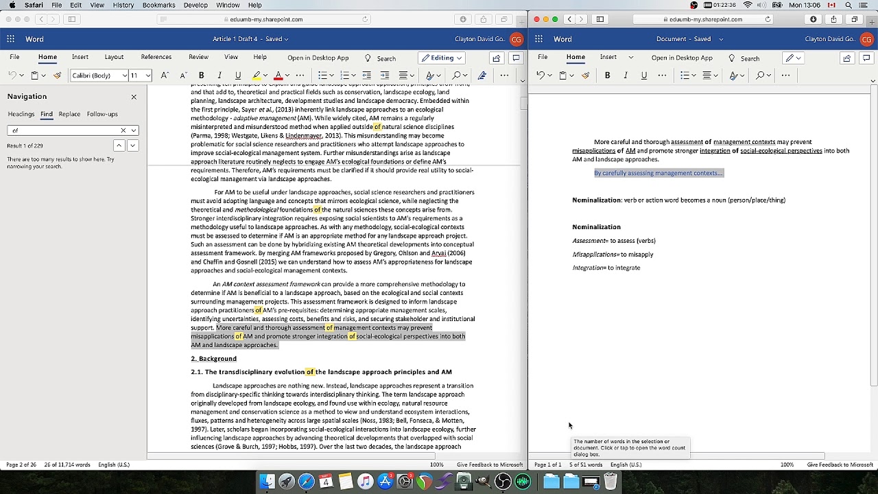 how to reduce word count dissertation