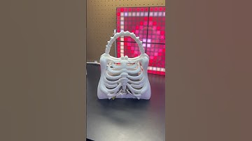 3D PRINTED HAND BAG! #cool3dprints #3dprinting #3dprintlife #3dprinted #3dprinter #bones #asmr #diy