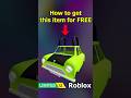 FREE UGC LIMITED - HOW TO GET UGC Mr Bean Car Costume in Cartoon Network Game #roblox #freeugc #ugc