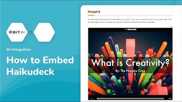 How to Embed Haikudeck on Documents | Bit Docs - Bit.ai