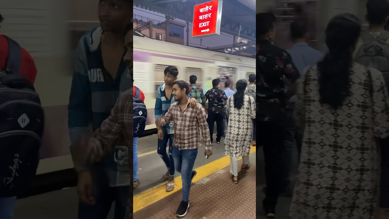 Rhythmic Chaos: Mumbai Local Train Rush Hour