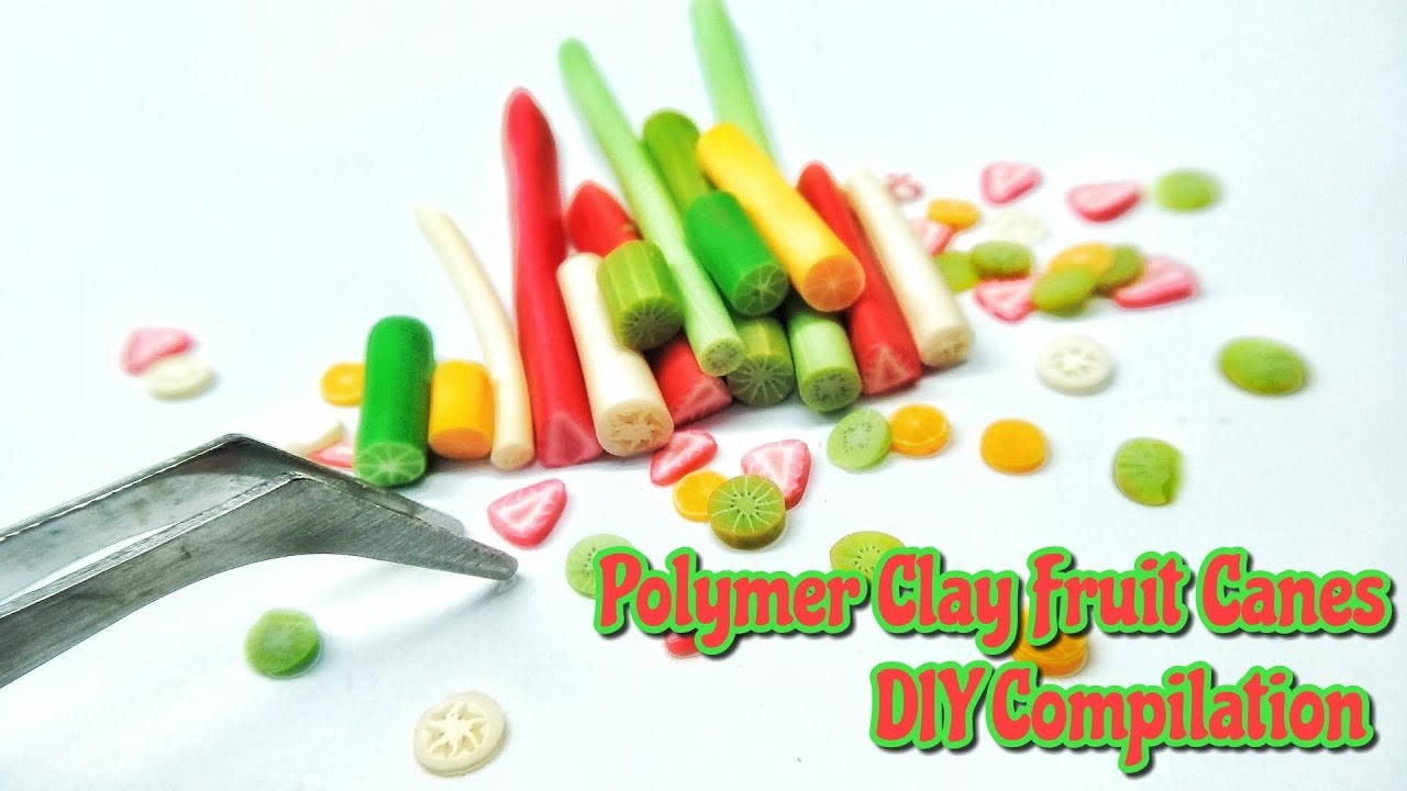 DIY Fruit Cane Tutorial : Fimo Cane Tutorial : Polymer Clay