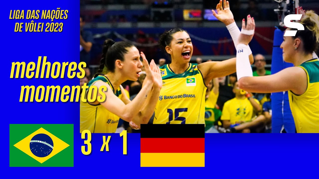 Horário do jogo do Brasil vôlei feminino hoje ao vivo: Brasil x Alemanha -  17/06