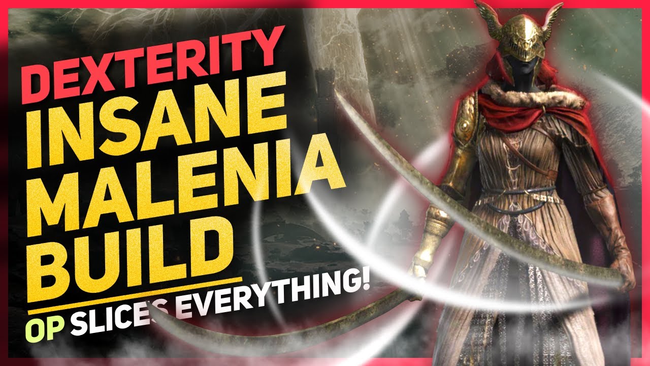 Elden Ring INSANE Dexterity Build Hand of Malenia is so OP! YouTube