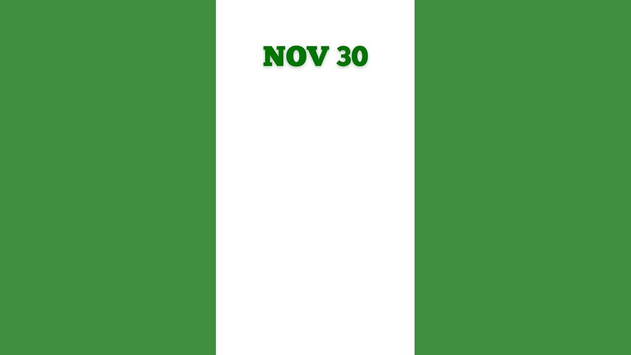 November 30, 2023 25 Days before Christmas 2023 YouTube