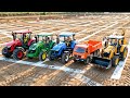 🚜 RC Tractor & JCB Epic Mud Rescue! Hyper Realistic Toy Car Off Road Racing Nursery Rhymes Songs 🎵