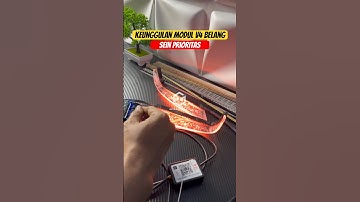 The turn signal remains a priority in this DMX V4 Belang module #moduldmx #dmx #rgb #slimframegrafir