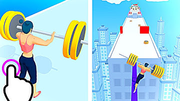 Weight Runner 3D - Weight Muscle Girl Run - All Levels iOS Android GamePlay #2