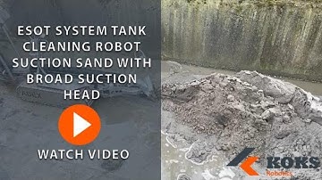 Tank Cleaning Robot Suction Sand with Broad Suction Head | KOKS Robotics