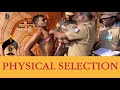 Police selection height and chest measurement 2023