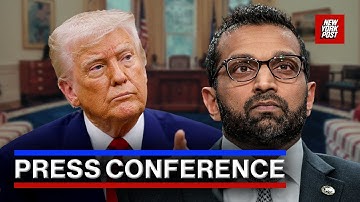 President Trump and FBI Director Kash Patel Hold Press Conference