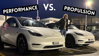 Model Y RWD vs Performance: l'écart de prix vaut-il la peine? Comparaison consos, recharge, conduite