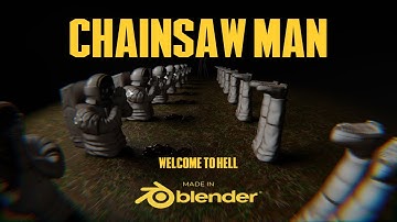 Chainsaw Man – Short film made in Blender