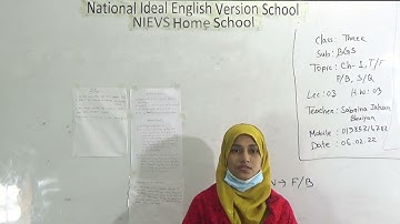 Class: Three, Subject: BGS (Lecture- 03), Topic: Ch-1, T/F