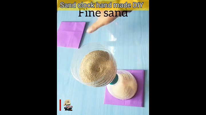 Sand Clock hand made Experiment by JUAN LIQ #shorts #sandclock