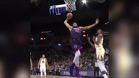 Durant AFRAID to STOP Karl-Anthony Towns MONSTER DUNK!!