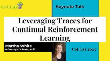 Leveraging Traces for Continual Reinforcement Learning - Martha White - CoLLAs 2025