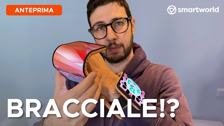 Lo smartphone che si ARROTOLA al POLSO!