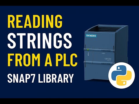 Siemens PLC & Python Snap7 Tutorial – Read&Write Strings in Siemens PLC (S7-1200/1500) #industry4_0