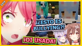 La cuestionable bienvenida para la 3era Generación de MiKorone en Minecraft | Hololive Sub Español