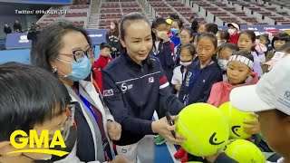 New images released of missing Chinese tennis star l GMA