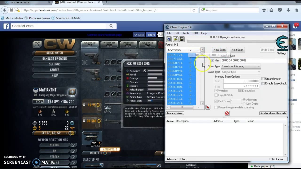 Hack - Skill - Contract Wars - Cheat Engine 6.4 - YouTube