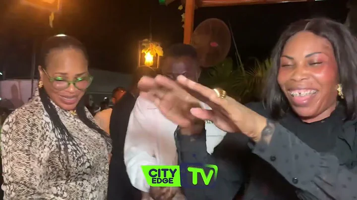 FAITHIA BALOGUN ON THE DANCE FLOOR AT FEMI ADEBAYO SURPRISE BIRTHDAY PARTY