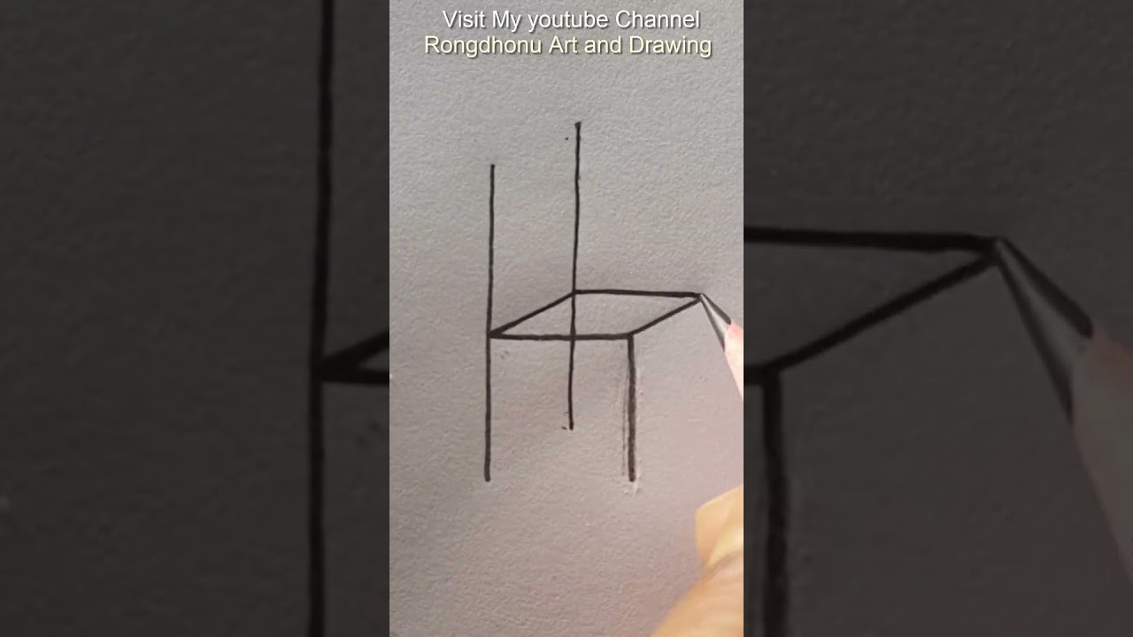 Chair Drawing || Creative Art || Technique