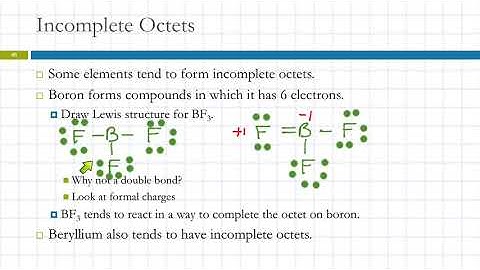 9.9 Exceptions to the Octet Rule: Odd-Electron Species, Incomplete Octets, & Expanded Octets
