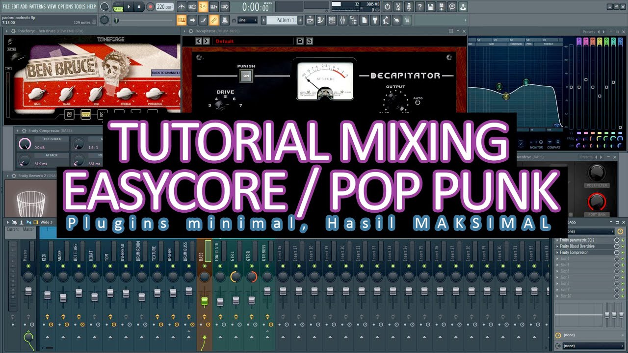 Easycore CARA MIXING POP PUNK / EASYCORE (Bedah Mixing PADORU-PADORU) ALA ...
