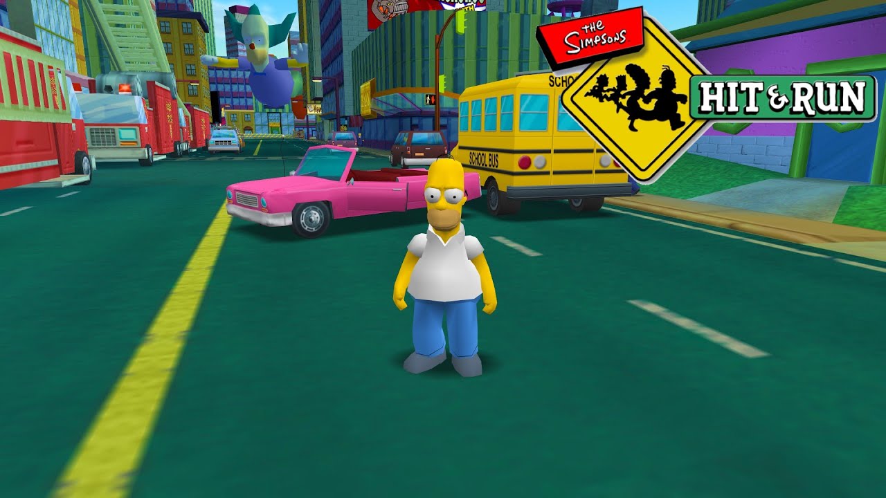 Simpsons Hit & Run Fully Connected Map!!! - YouTube