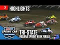 USAC Indiana Sprint Week Finale at Tri-State Speedway 8/2/25 | Highlights