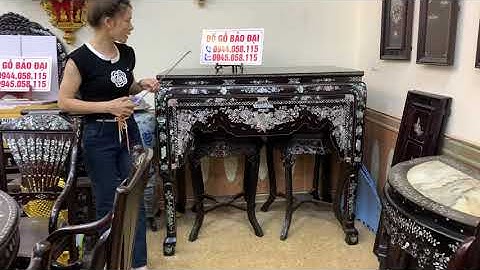 nghi thờ cẩn ốc singapore,bộ bàn ăn rẻ quạt khảm ốc,khay trà,hộp bút gỗ trắc,tranh phật,bộ bàn trà..