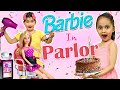 Barbie in parlour  happy birt.ay barbie  toystars