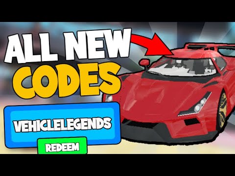 All New Vehicle Legends Codes January 2021 Roblox Codes Secret Working Youtube - roblox vehicle legends codes