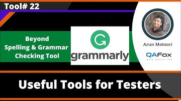 Grammarly - Useful tool for Software Testers