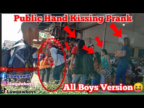 Public Hand Kissing Prank Then Slap All Boys Version