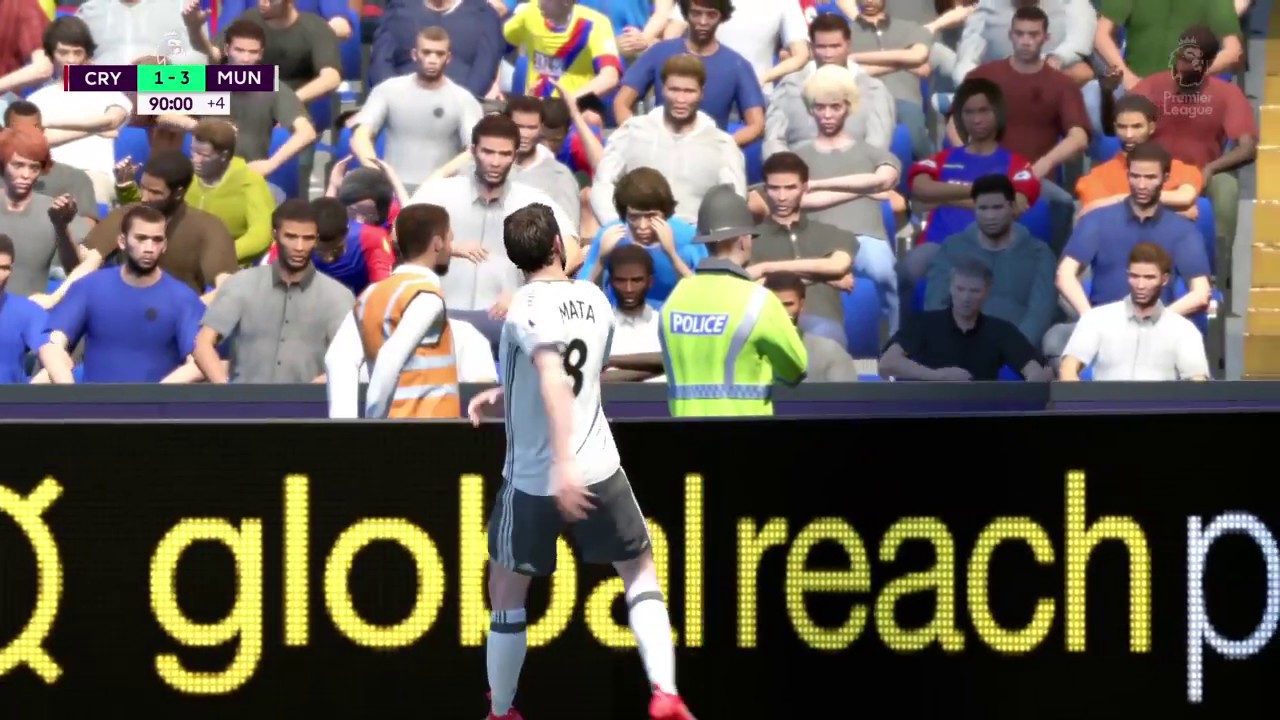 FIFA 17 - CRYSTAL PALACE VS MANCHESTER UNITED GAMEPLAY - ENGLISH PREMIER LEAGUE