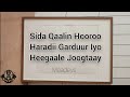 HEES Goormaan Ku Helayaa Siciid Mire Xaydar Iyo Deeqa Axmed Raage Original Lyrics