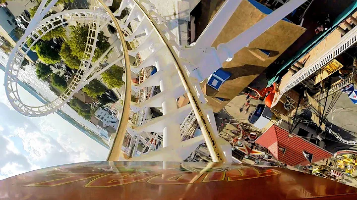 Tidal Wave front seat on-ride HD POV @60fps Trimpe...