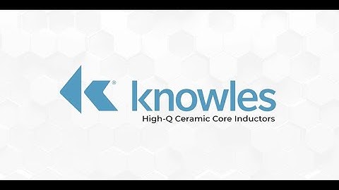Knowles High Q Inductors
