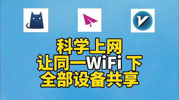 无需软路由，Clash、ssr、v2rayN家庭局域网科学网络共享，家里设备都可上网。