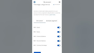 zerodha me kill switch on kaise kare 🔥🔥#zerodha #finance #trading