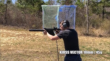 Kriss Vector 10mm  Range Time 3.31.2018