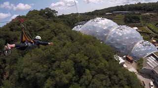 A Day trip to the Eden Project and a ride on the Uks LONGEST Zip Wire!